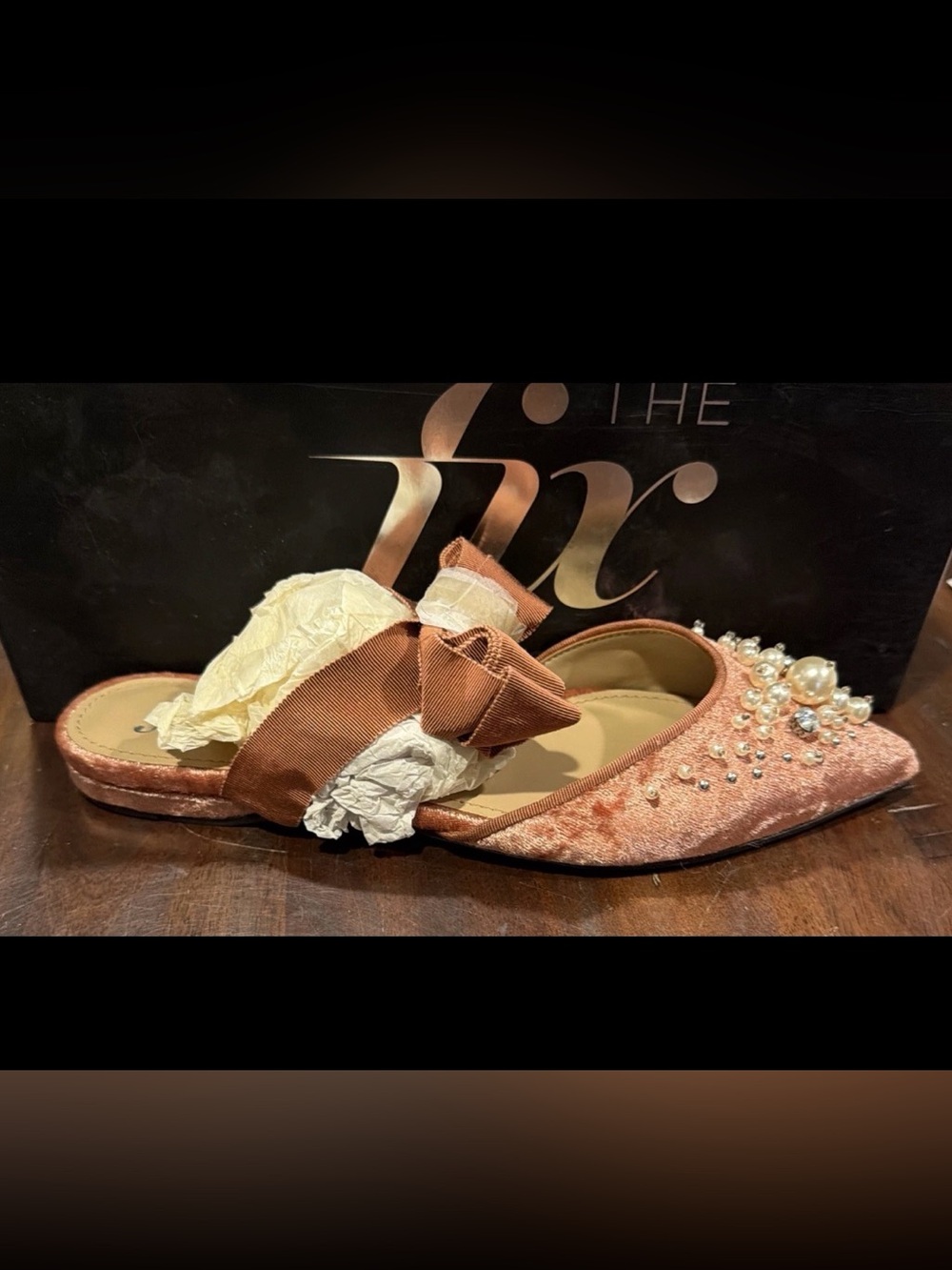 The Fix Women’s Pointed Toe Ankle Wrap Flat Sandals Sorbet Size 7 M